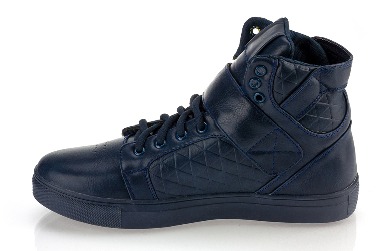 tmavomodré pánske high tenisky