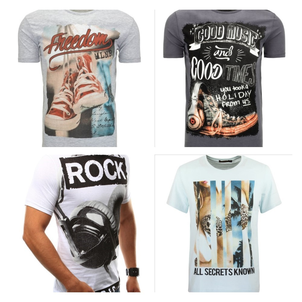 pánske tričká s krátkym rukávom