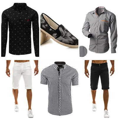 čierno biela kombinácia